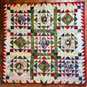 Colorful Patchwork Quilt